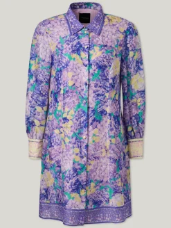 Blusenkleid mit Seide