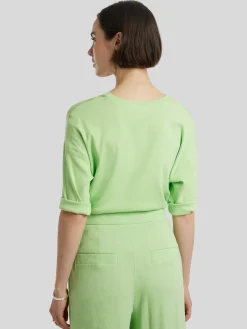 Blusenshirt aus Baumwolle