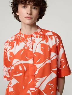 Blusenshirt aus Baumwolle