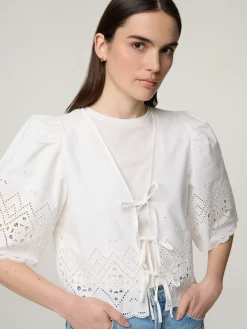 Blusenshirt aus Baumwolle