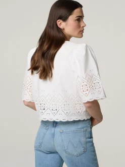 Blusenshirt aus Baumwolle