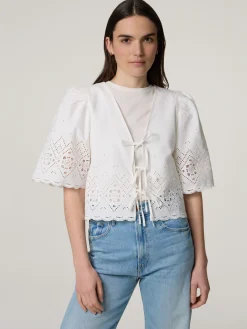 Blusenshirt aus Baumwolle