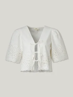 Blusenshirt aus Baumwolle