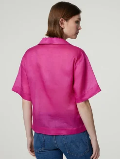 Blusenshirt aus Ramie BRONZO