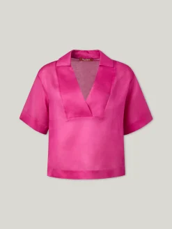 Blusenshirt aus Ramie BRONZO