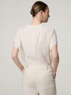 Blusenshirt aus Satin