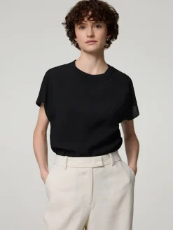 Blusenshirt aus Satin