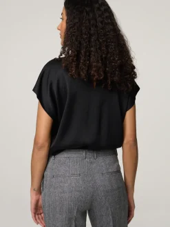 Blusenshirt aus Satin ALARIA