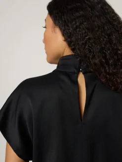 Blusenshirt aus Satin ALARIA