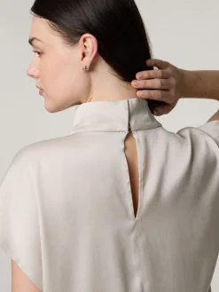 Blusenshirt aus Satin ALARIA