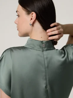 Blusenshirt aus Satin CANELI