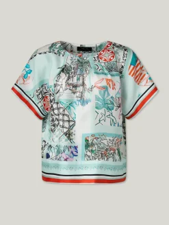 Blusenshirt aus Seide