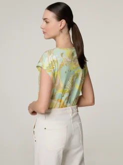 Blusenshirt mit Allover-Print