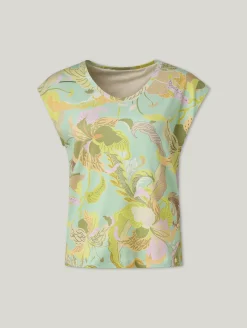 Blusenshirt mit Allover-Print