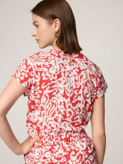 Blusenshirt mit Allover-Print