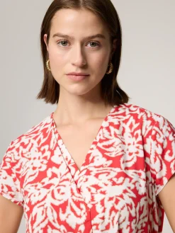 Blusenshirt mit Allover-Print