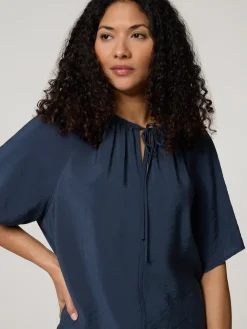 Blusenshirt mit Knitteroptik