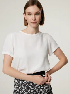 Blusenshirt mit Seide