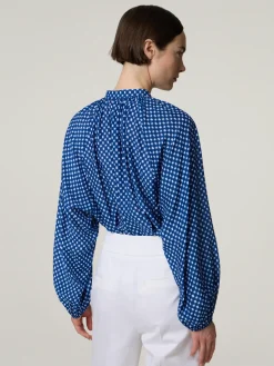 Blusenshirt mit Seide