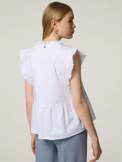 Blusentop aus Baumwolle