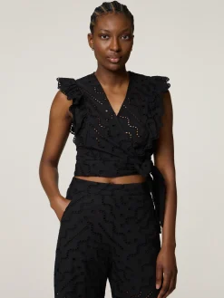 Blusentop aus Baumwolle LILA