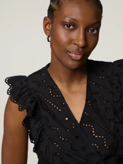 Blusentop aus Baumwolle LILA