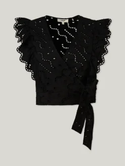 Blusentop aus Baumwolle LILA