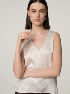 Blusentop aus Satin ALAMARO