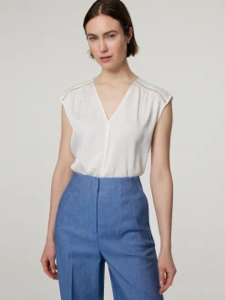 Blusentop aus Seide BINADI