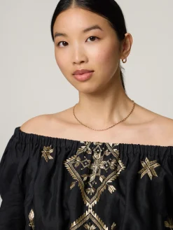 Blusentop im Cropped Fit