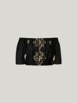 Blusentop im Cropped Fit