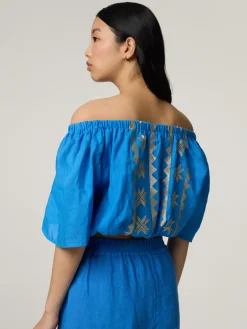 Blusentop im Cropped Fit