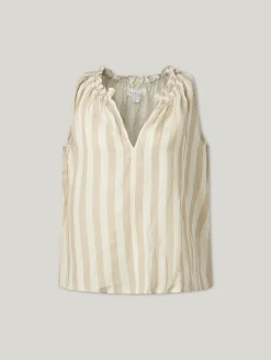 Blusentop mit Leinen