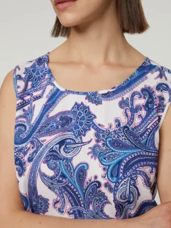 Blusentop mit Paisley-Print