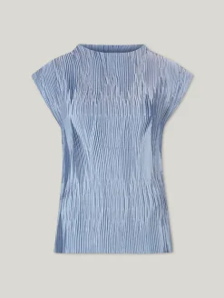 Blusentop mit Plissee
