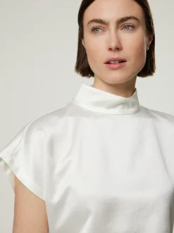 Blusentop mit Stehkragen CANELI