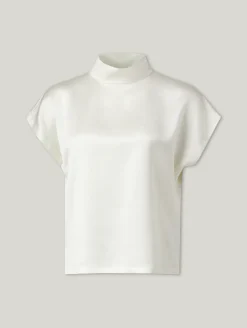 Blusentop mit Stehkragen CANELI