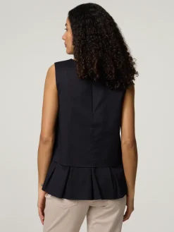 Blusentop mit Volant