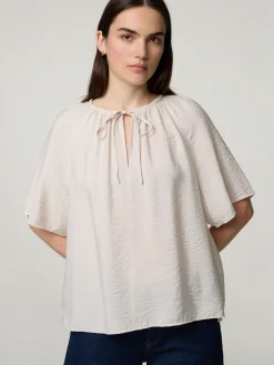 Blusetop mit Knitteroptik