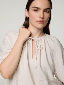 Blusetop mit Knitteroptik