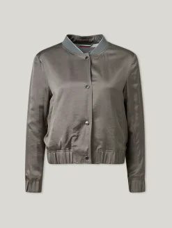 Bomberjacke aus Satin
