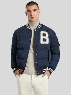 Bomberjacke im College-Look