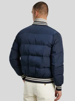 Bomberjacke im College-Look