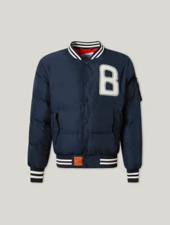 Bomberjacke im College-Look