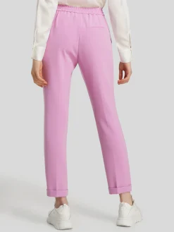 Bundfalten Hose mit Gummizug