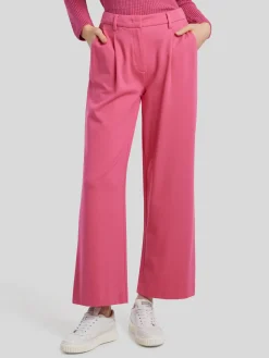 Bundfaltenhose aus Jersey