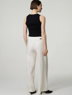 Bundfaltenhose mit Leinen HALATI