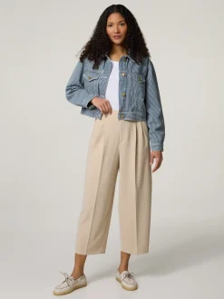 Bundfaltenhose NOA CROP