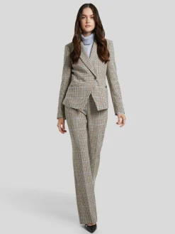 Businesshose mit Karo-Muster