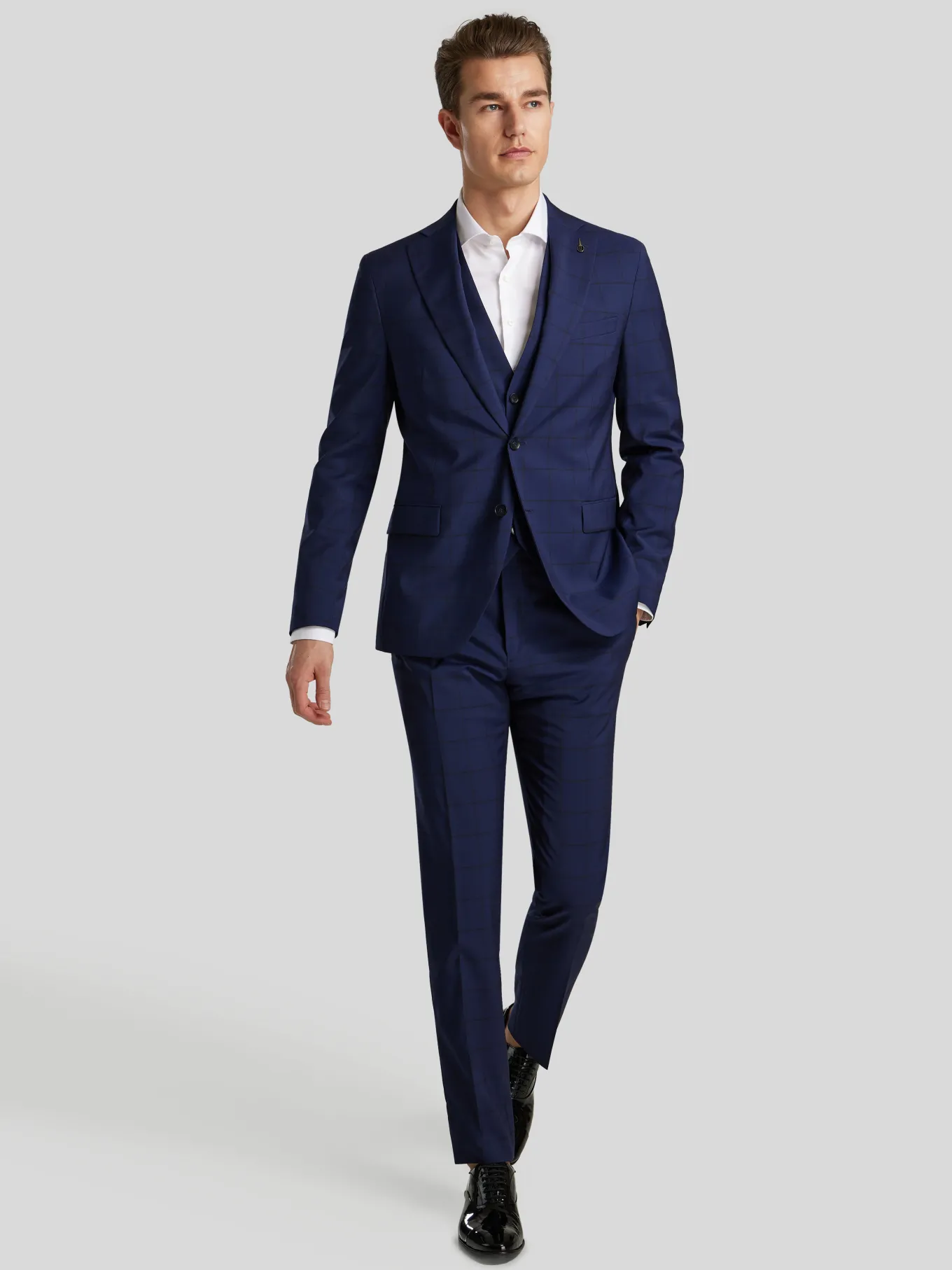 Businessschuhe aus Lackleder VERNICE NERO